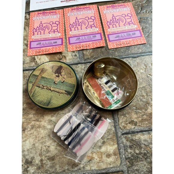 Vtg Lot Of The Grand Floridian Hotel Disney World Jan 05 1994 Menu Tickets - Picture 6 of 10